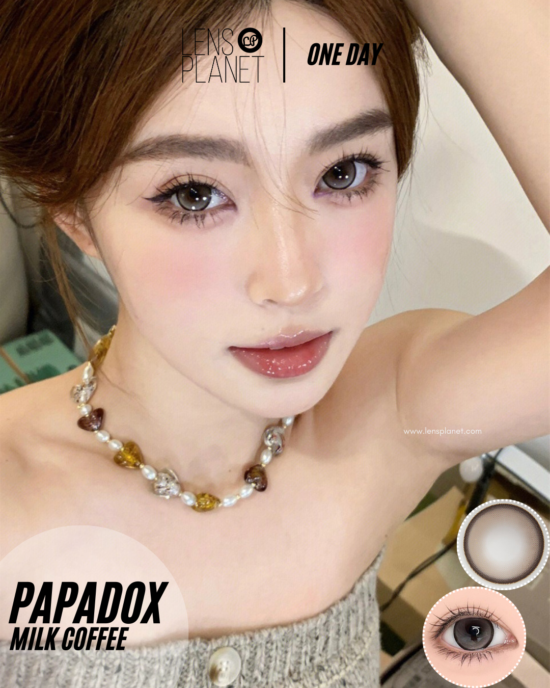 Papadox Milk Coffee Colored Contacts Daily Wear/10pcs – Lens Planet