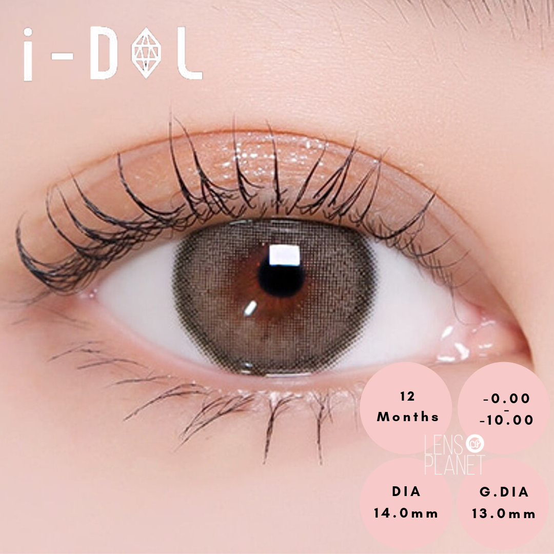 I-DOL Canna Roze Nude Brown Color Contacts Yearly Wear 1pcs – Lens
