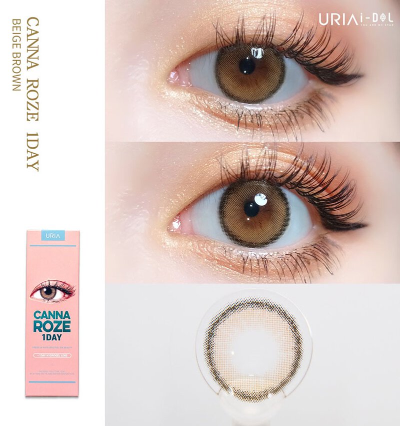 I-DOL Canna Roze One Day Beige Coloured Contact Lens 10pcs – Lens