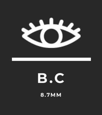 ^B.C / 弧度 : 8.7MM