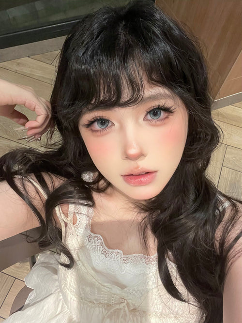 Mollypop Pastel Mint Blue  Colored Contacts 6months Wear 1pc