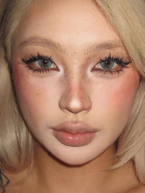 Serltyca Aquamarine Blue Colored Contacts Daily Wear/6pcs