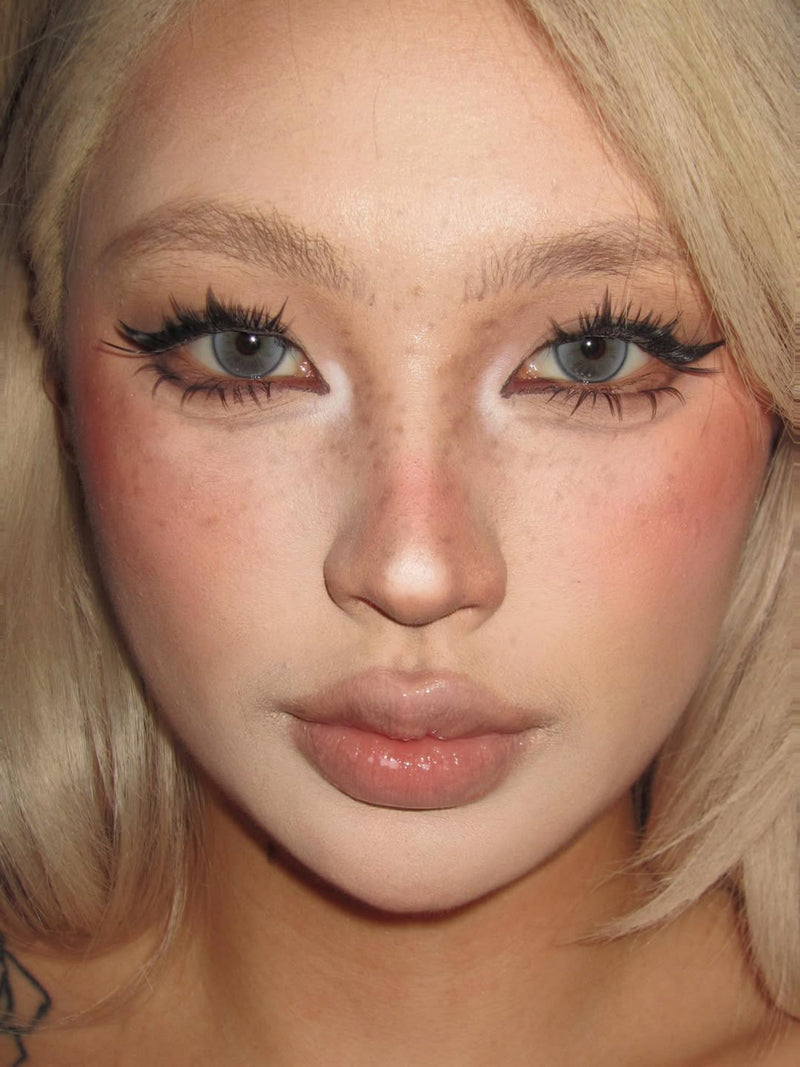 Serltyca Aquamarine Blue Colored Contacts Daily Wear/6pcs