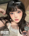 Mollypop Pastel Mint Green Colored Contacts 6months Wear 1pc