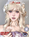 KiraFairy Manga Purple Colored Contacts Daily Wear Trial 1 Pair