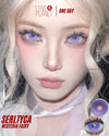 Serltyca Wisteria Fairy Violet Colored Contacts Daily Wear/6pcs