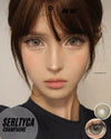 Serltyca Champagne Brown Colored Contacts Daily Wear/6pcs