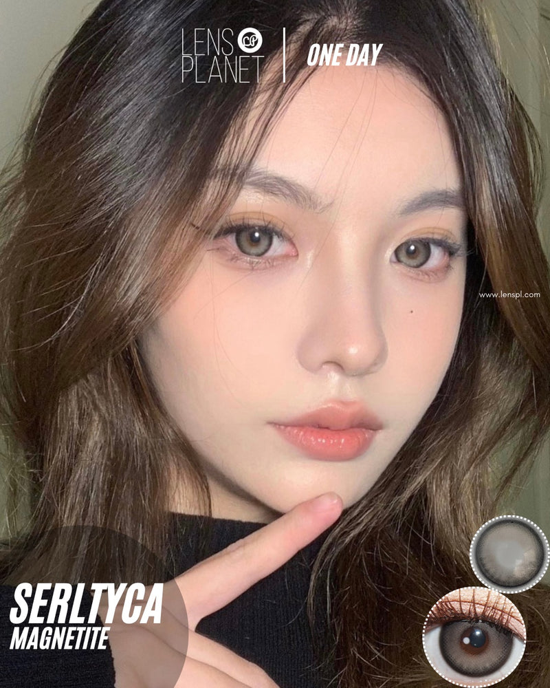 Serltyca Magnetite Gray Colored Contacts 6months Wear