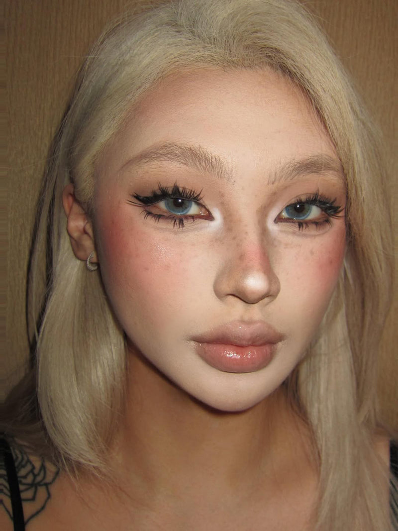 Serltyca Glacier Blue Colored Contacts Daily Wear/6pcs