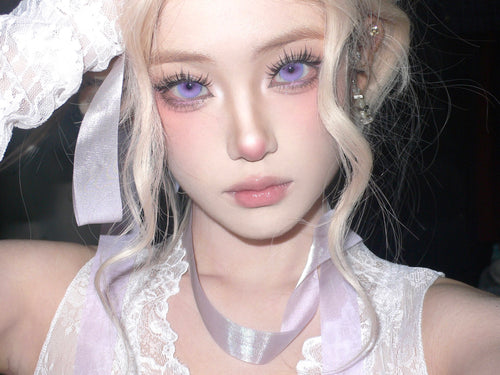 Serltyca Wisteria Fairy Violet Colored Contacts Daily Wear/6pcs