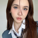 Budercon Cowboy Blue Colored Contacts Yearly Wear / 1pc