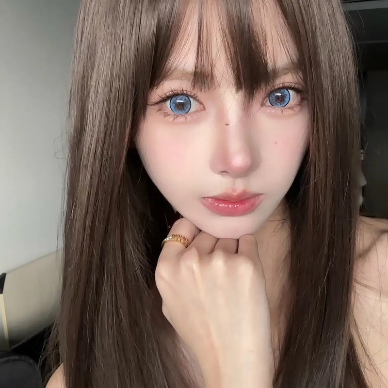 Budercon Cowboy Blue Colored Contacts Yearly Wear / 1pc