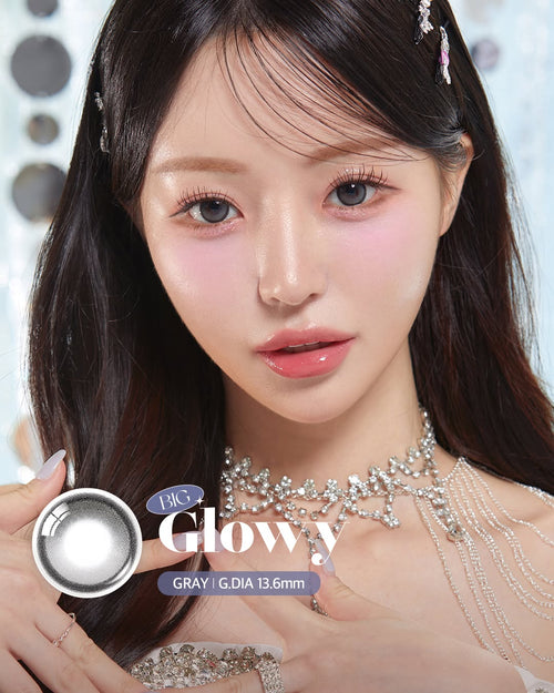 OLens Big Glowy Gray Colored Contacts Daily wear / 20pcs
