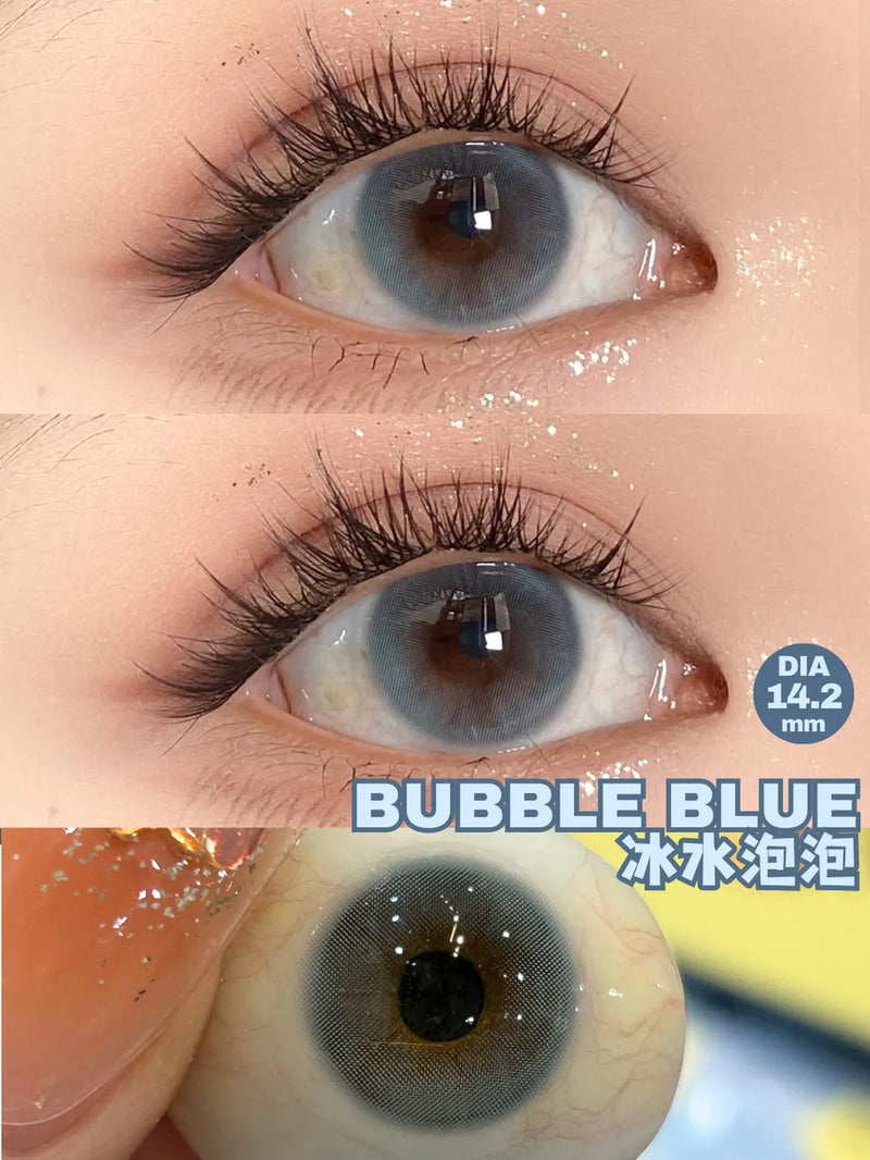 Kira Fairy Bubbles Blue Colored Contacts Daily Wear/10pcs