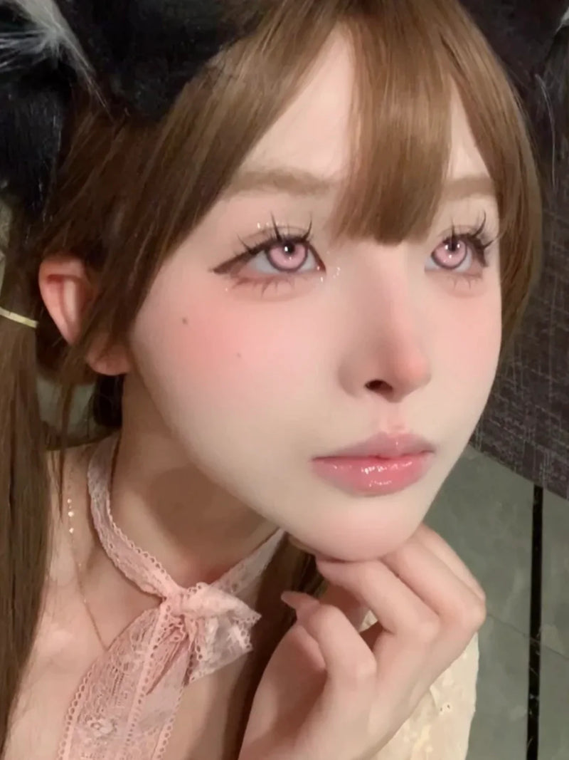 Recolook Cosplay Series Koi Pink Contacts Daily Wear/2pcs