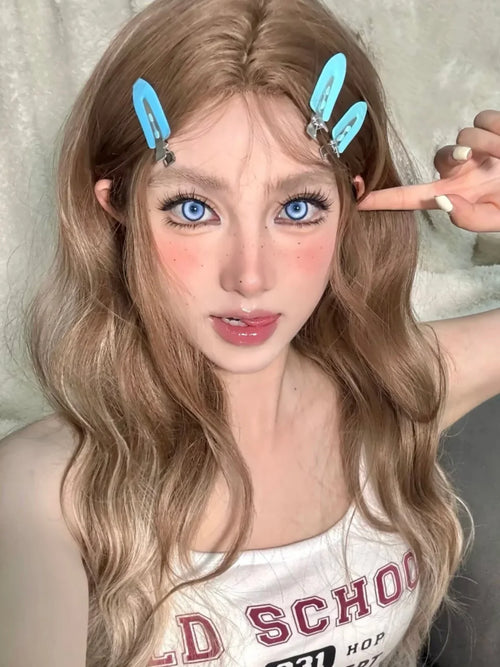 Recolook Cosplay Series Koi Blue Contacts Daily Wear/2pcs