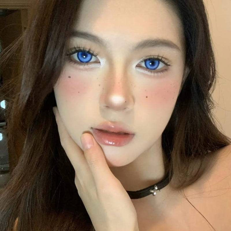 Recolook Cosplay Series Koi Dark Blue Contacts Daily Wear/2pcs