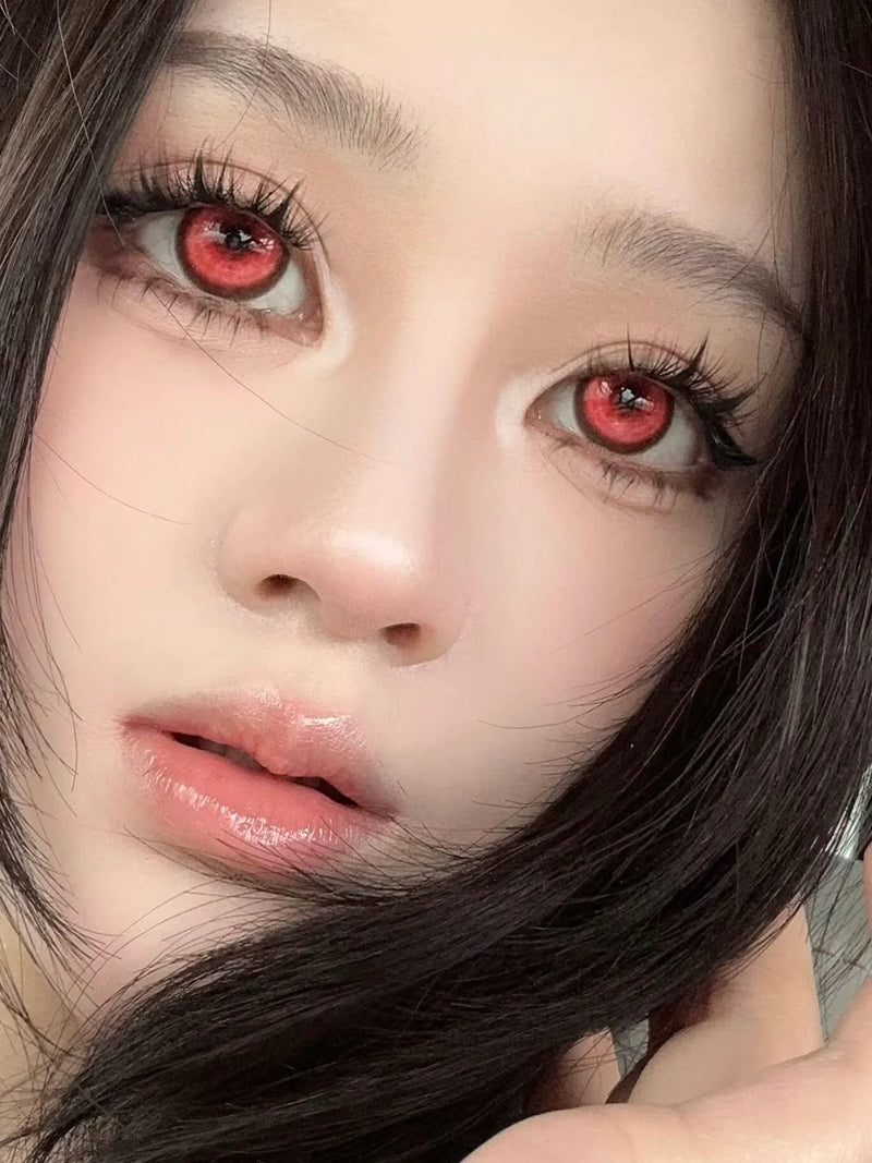 Recolook Cosplay Series Koi Red Contacts Daily Wear/2pcs