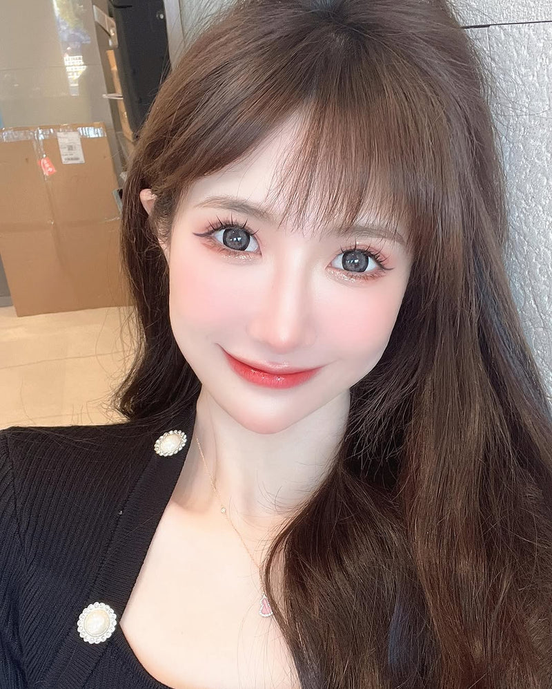 Kikicon Snow Gray Colored Contacts Daily Wear/10pcs