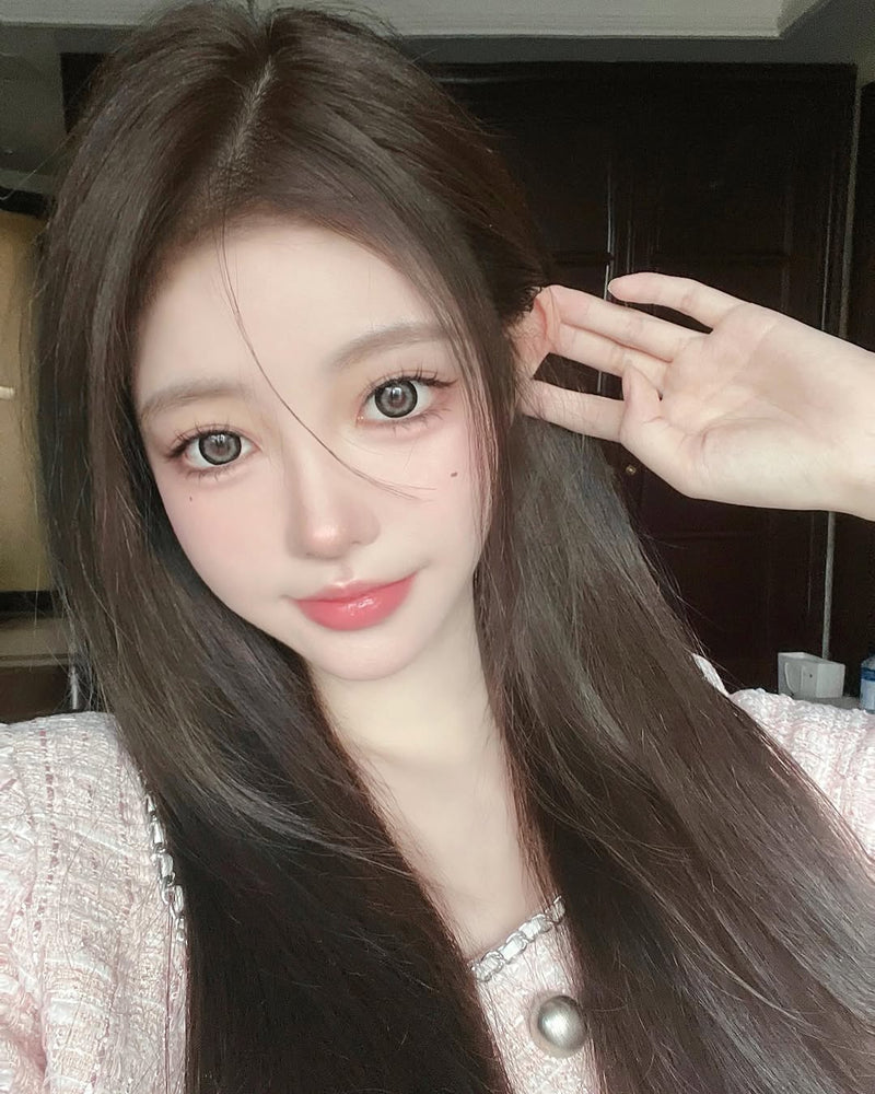 Kikicon Snow Gray Colored Contacts Daily Wear/10pcs