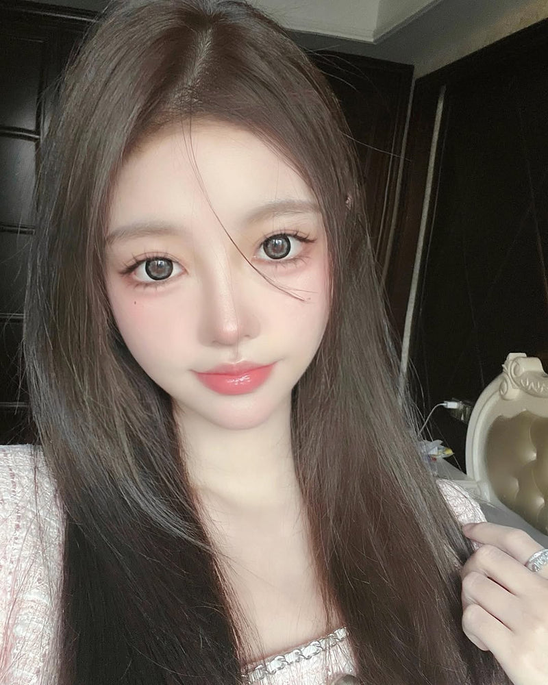 Kikicon Snow Gray Colored Contacts Daily Wear/10pcs