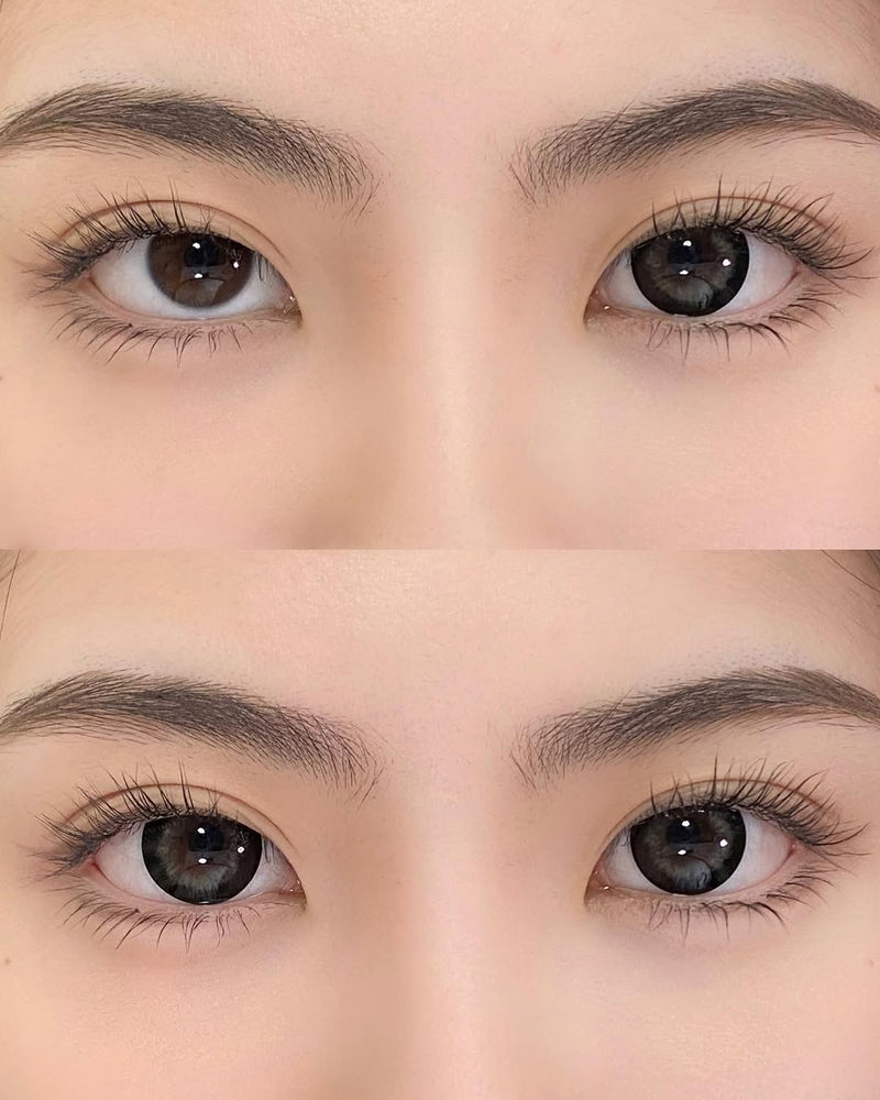 Kikicon Snow Gray Colored Contacts Daily Wear/10pcs