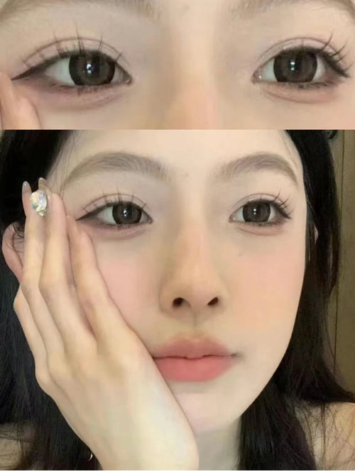Kikicon Yale Brown Colored Contacts Daily Wear/10pcs
