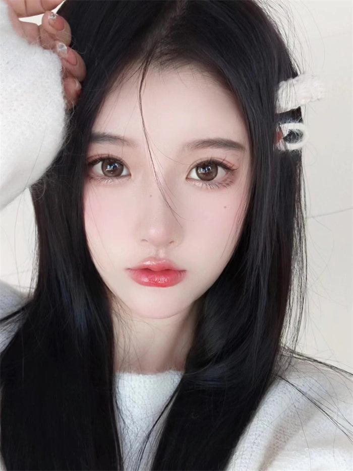 Kikicon Almond Jelly Brown Colored Contacts Daily Wear/10pcs