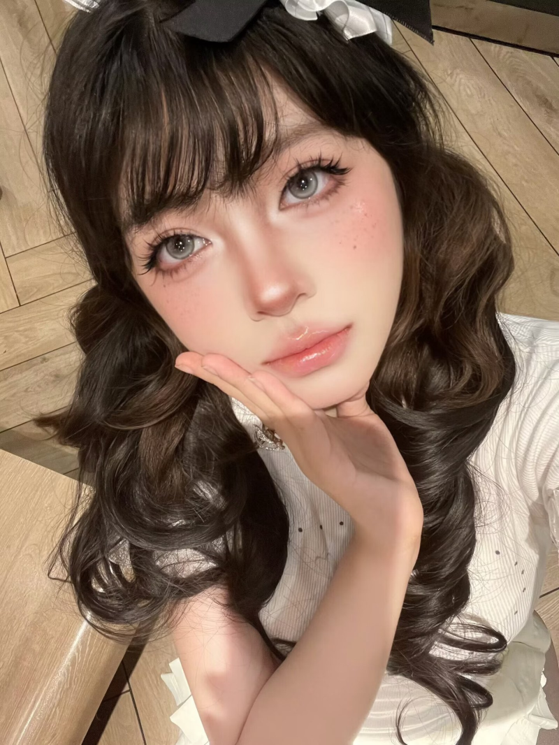 Annie One Space Gray Colored Contacts Monthly Wear 1pc