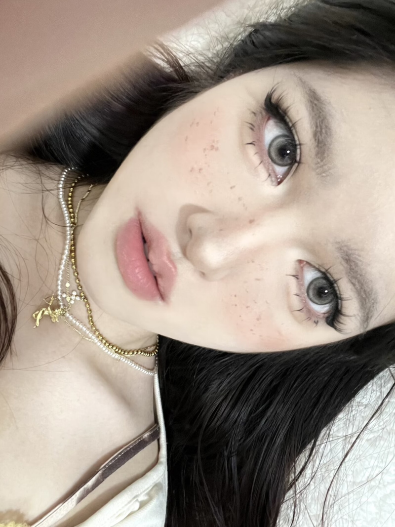 Annie One Space Gray Colored Contacts Monthly Wear 1pc