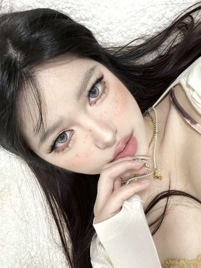 Annie One Space Gray Colored Contacts Monthly Wear 1pc