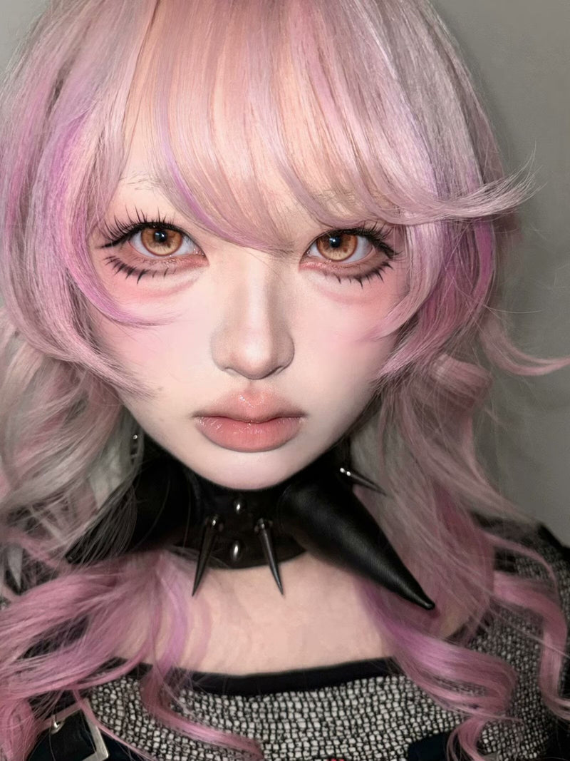 Illusion Duck Butterfly🦋Brown Colored Contacts 6months Wear 1pc