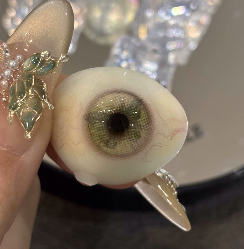 Illusion Duck Butterfly🦋Green Colored Contacts 6months Wear 1pc