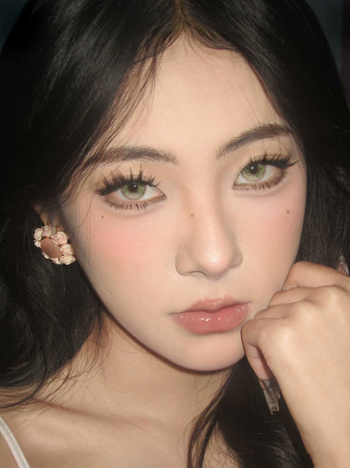 Illusion Duck Butterfly🦋Green Colored Contacts 6months Wear 1pc