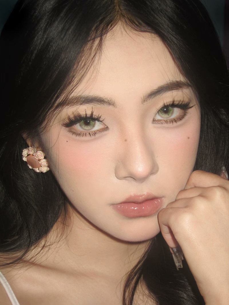 Illusion Duck Butterfly🦋Green Colored Contacts 6months Wear 1pc