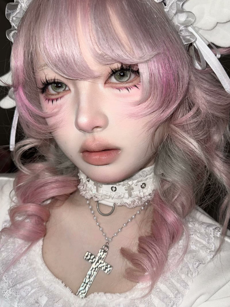 Illusion Duck Butterfly🦋Green Colored Contacts 6months Wear 1pc