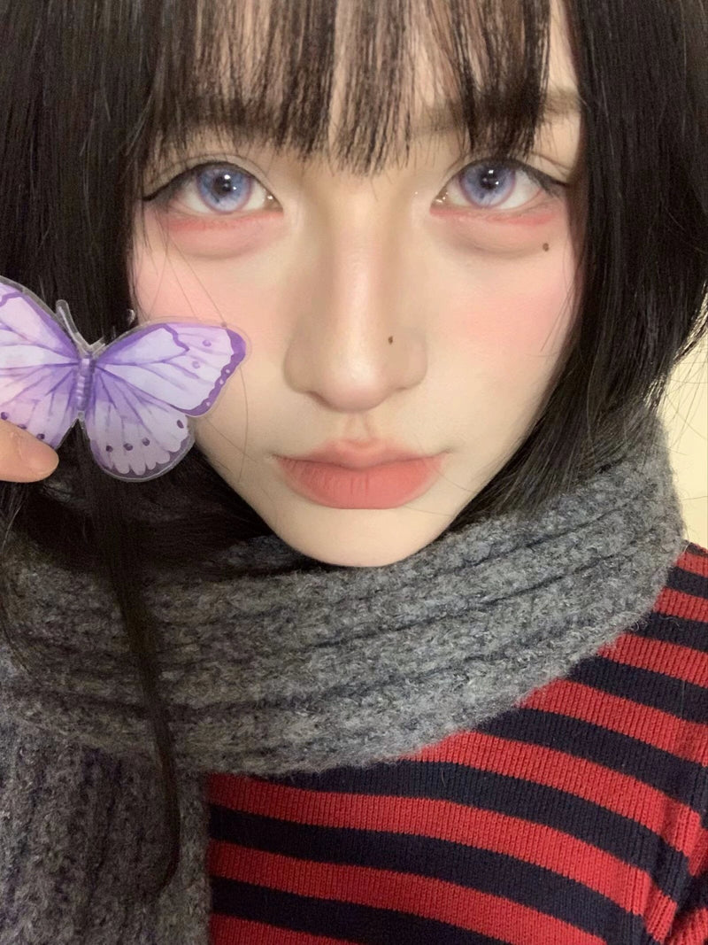 Illusion Duck Butterfly🦋Bubble Colored Contacts 6months Wear 1pc