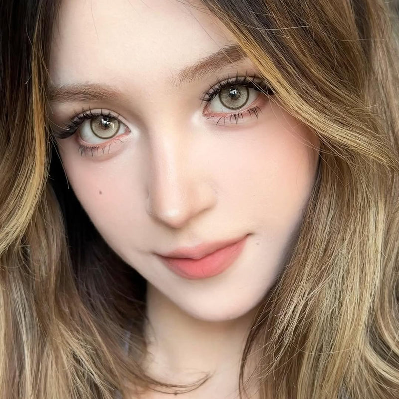 Serltyca Tan Beach Brown Colored Contacts 6months Wear 1pc