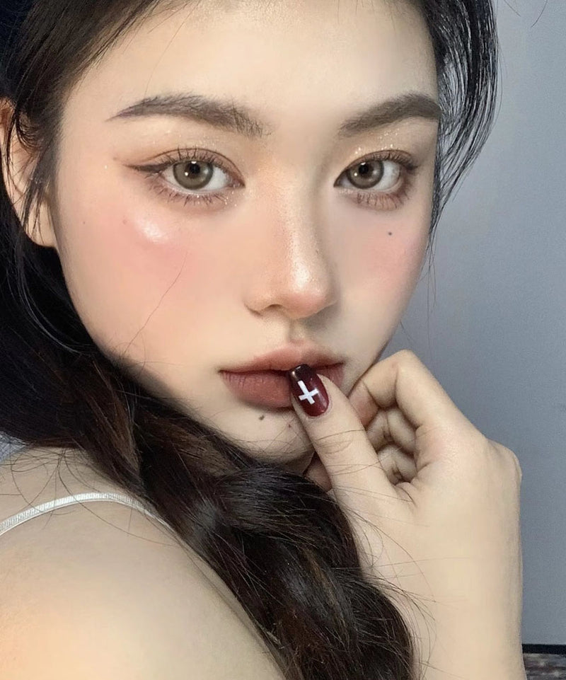 Serltyca Wooden Gray Colored Contacts 6months Wear