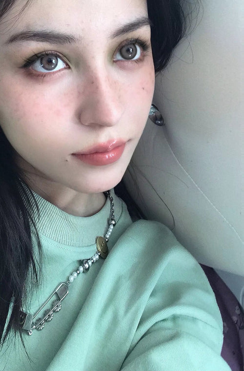 Serltyca Wooden Gray Colored Contacts 6months Wear