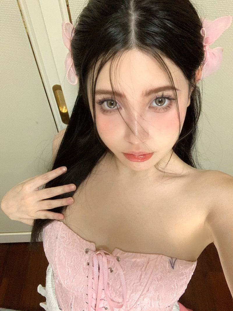 Serltyca Wooden Gray Colored Contacts 6months Wear
