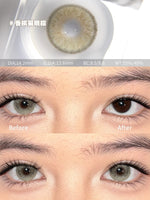 Serltyca Champagne Brown Colored Contacts Daily Wear/6pcs