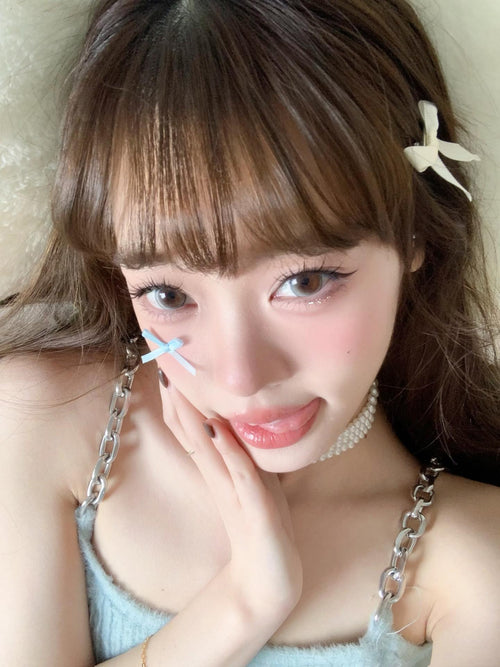 Budercon Apricot Blossom Colored Contacts Yearly Wear / 1pc