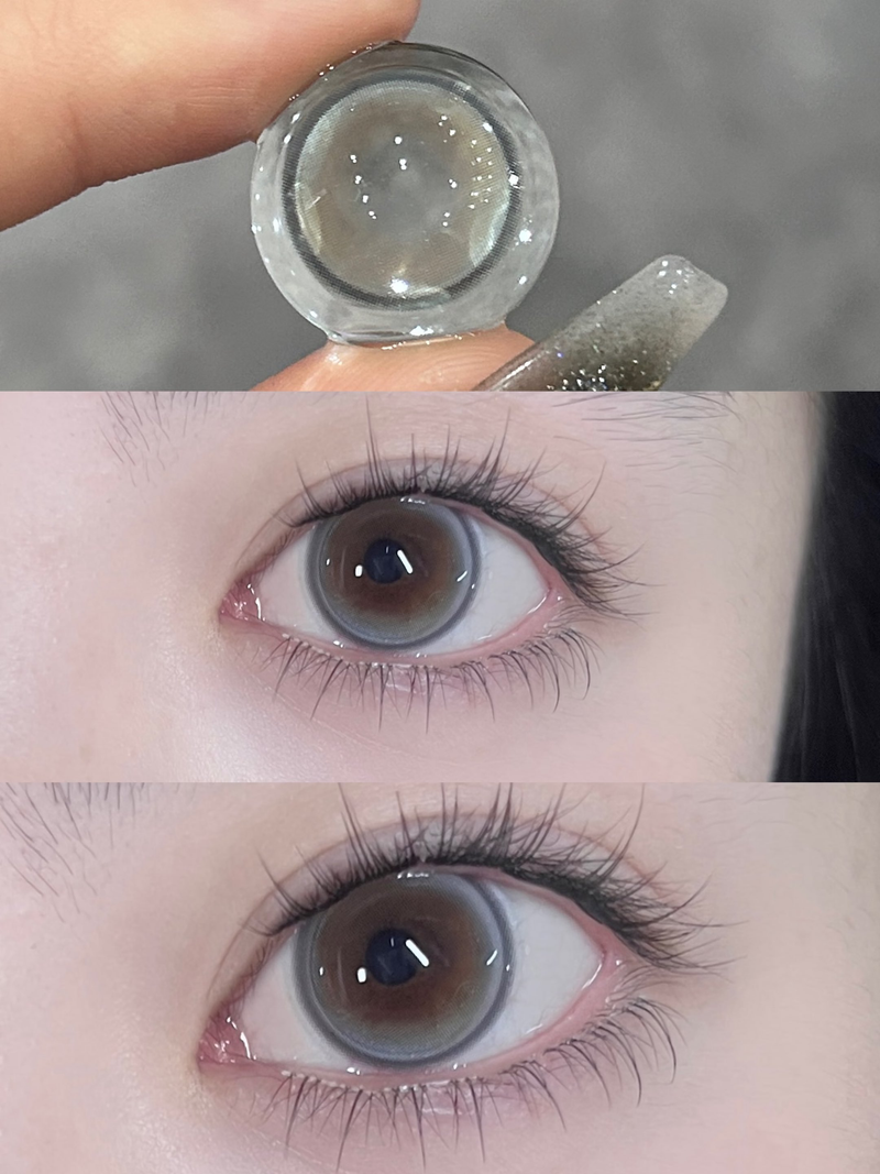 Budercon Apricot Blossom Colored Contacts Yearly Wear / 1pc