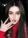Doyacolor Poison Red Colored Contacts Daily Wear/10pcs
