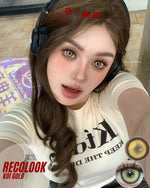 Recolook Cosplay Series Koi Gold Contacts Daily Wear/2pcs