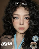 Annie One Ash Gray Colored Contacts Daily Wear/10pcs