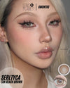 Serltyca Tan Beach Brown Colored Contacts 6months Wear 1pc