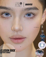 Illusion Duck Butterfly🦋Bubble Colored Contacts 6months Wear 1pc