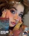 Recolook Polar Zero Blue Colored Contacts Daily Wear/10pcs